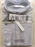 红豆【100%棉】牛津纺衬衫男弹力长袖衬衫男透气条纹蓝色衬衫男衬衣男 S2灰色-细条纹【100%棉】 42 实拍图