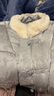 森马（Semir）棉服女设计感提花缎面国风2024冬毛领盘扣宽松外套新109724112005 实拍图