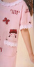 顶瓜瓜女童睡裙公主风纯棉夏季薄款小女孩家居服儿童亲子睡衣 粉色 140  实拍图