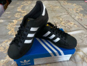 阿迪达斯 （adidas）三叶草中性SUPERSTAR贝壳头休闲鞋 时尚金标贝壳头经典舒适 EG4959 40.5 实拍图