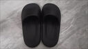 猫力防臭凉拖鞋男家居家用防滑夏季静音踩屎感男士外穿情侣浴室拖鞋女 黑色 42-43 适合41-42 实拍图