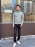 Calvin KleinJeans四季款男士休闲ck黑色洗水微弹合体楔形锥形牛仔裤J322277 1BY-牛仔黑 30 实拍图