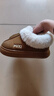 朴西女士棉拖鞋冬季包跟室内厚底居家居情侣款保暖加绒冬天棉鞋女 棕色 36 【36-37】 实拍图