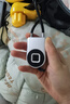 亿联智能亿联智能钢绳挂锁头盔锁钢丝指纹绳锁电动摩托车单车筐防盗电子锁 P2BF标准款【指纹+手机开锁】 实拍图