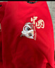 真维斯（Jeanswest）红色卫衣男女款秋冬季休闲宽松上衣马年本命年衣服过新年会定制款 红色 平安幸运_K S 【推荐90-110斤】 实拍图