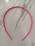 【5元5件更划算】糖果色波浪发箍女款简约甜美细头箍外出百搭时尚 蓝色一个装 实拍图