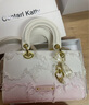 CENTARLKATTY小众设计渐变粉手提小方包包女2025春夏新款戴妃包 流苏渐变粉 实拍图