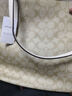 COACH蔻驰奢侈品女包 City33系列 敞口托特包 大容量女士单肩包 米色logo 5696-IMDQC 实拍图