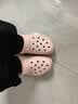 CROCS卡骆驰檀健次同款经典泡芙洞洞鞋轻便舒适男女同款花园鞋|207521 石英粉-6UR(含智必星) 37 /38(230mm) 实拍图