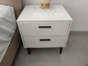 古璞佳实木床头柜卧室轻奢简约储物柜北欧轻奢家用小户型收纳床边柜 实拍图
