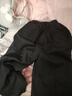 雅鹿裤子男春秋季薄款港风修身男士宽松束脚运动长裤大码工装休闲裤男 黑色【加绒款】 加绒 2XL 【建议体重140-155斤】 实拍图
