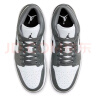 Jordan情人节礼物 篮球鞋男JORDAN 1运动鞋553558-152灰色42.5 实拍图