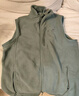 迪卡侬抓绒马甲男秋冬保暖摇粒绒背心绿色S4135030 实拍图