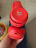 赖小星适用Beats Solo3耳罩魔音solo2耳机套头戴式降噪耳机真皮耳套无线耳棉wireless原配款海绵套配件 【无线版】原配 魅红色耳套一对装+拆机套装 实拍图