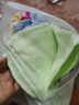 竹一百竹纤维毛巾成人吸水洗脸大毛巾加厚洁面巾手巾34×76cm 105g/条 8509混色6条装 6条 105g 实拍图