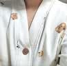 芬腾月子服女纯棉春秋季孕妇睡衣产妇产后喂奶哺乳大码家居服全棉套装 FJ2490187米色 L 建议110-125斤 实拍图