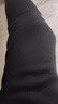 南极人保暖裤男士双层护膝贴片加厚打底裤保暖下装单件棉裤黑色3XL 实拍图