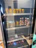 欧帝诺风冷无霜 冰吧冷藏柜家用客厅大容量 酒柜红酒柜恒温展示柜茶叶柜饮料柜冰箱公室冷藏柜办公室冰吧 【1.8米高 黑色】435A 实拍图