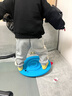 赟娅翘翘平衡板体能感统训练器材家用平衡台专注力室内锻炼玩具跷跷板 天蓝色（送五球) 实拍图