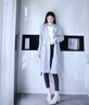 达芙妮（DAPHNE）官方 白色短靴女2024新款秋冬法式高跟瘦瘦靴子气质百搭马丁靴女 米白【7CM高跟款】 37 实拍图