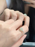 中国黄金 S925银小碧玉戒指女和田玉手环首饰品实用生日礼物女生送女友 【浪漫玫瑰礼盒】*八仓发货*当/次日达 实拍图