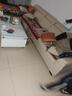 创繁现代可拆洗布艺沙发简约客厅小户型免洗科技布沙发组合家具 五人位+左右互换贵妃+茶几电视柜 乳胶+弹簧座包/猫抓皮 实拍图
