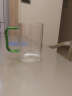 祥业 玻璃杯 彩色带把有手柄玻璃运动水杯饮料果汁商务办公家用茶水杯 绿色带把玻璃杯300ml（小） 实拍图