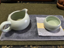 东道汝窑河南非遗 公道杯分茶器汝瓷陶瓷配件功夫茶具礼盒装 福缘茶海 【2022寅虎款】天青色230ML 实拍图