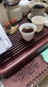 锦格德国电木茶盘家用高密度德料32支胶木茶台高档茶具茶托盘乔迁礼物 德国电木紫檀料长60宽30高5cm 实拍图
