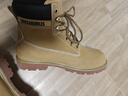 马登工装大黄靴男秋季新款休闲中帮男士马丁靴户外登山靴英伦风靴子 砂黄 【工装靴/美式复古马丁靴/高帮男鞋冬季/马丁鞋】 43 (265mm) 男码 实拍图