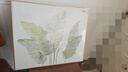 集简季电表箱装饰画上掀配电箱画现代简约遮挡箱挂画电表盒免打孔壁画 实拍图
