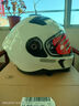 VEGASA-39 美国双镜片摩托车头盔男女四季全盔 珍珠白 XL 实拍图