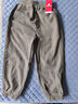 巴布豆儿童裤子秋冬季男童加绒保暖女童灯芯绒长裤时尚宽松潮流童装 【春秋款】卡其 110 实拍图