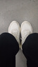 安踏女鞋运动鞋女夏季软底网面鞋鞋子女厚底增高小白鞋女百搭老爹鞋 泥沙灰/象牙白 小千禧 38 实拍图
