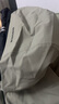 波司登（BOSIDENG）【反季】三合一冲锋衣男女同款情侣装短款连帽加厚90绒宽松外套 树篱绿4555 2XL 180/100A 实拍图