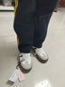 拉夏贝尔女鞋德训鞋女户外运动小白鞋女百搭休闲护脚软底透气舒适运动板鞋 白黑 加绒 【6606M】 41 实拍图