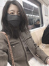 歌莉娅羊毛短外套水洗羊毛洋气高级感气质通勤小个子短款1B9L6E040 86Y咖啡色 M 实拍图