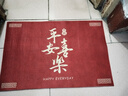 家用入户门地垫春节喜庆红色脚垫子浴室防滑垫【款式随机发货】 红色地垫平安喜乐 40x60cm 实拍图