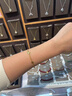 中国黄金（CHINA GOLD）四叶草黄金手链女款足金结婚转运珠生日生日送女朋友礼物送老婆 四叶草手链约1.75-1.8g 心动礼盒 实拍图