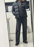 迪卡侬儿童新款面包服羽绒服男女秋冬保暖户外防风外套日常休闲MH500 石墨黑 均码 M 141-150c10-11岁 实拍图