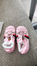 G.DUCKKIDS小黄鸭春秋款宝宝学步鞋英伦风软底防滑防掉婴儿飞织袜子鞋6个月1 冬季[粉色]B款 20 /21(鞋内长12.5cm) 实拍图