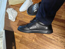 金利来（Goldlion）男鞋男士休闲鞋时尚简约舒适透气轻便板鞋G539330338AAA黑色41 实拍图