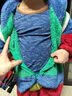 英博伦秋冬男童内衣套装儿童秋衣秋裤中大童小男孩棉毛衫薄款 麻灰 160 实拍图