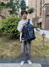 Edison高中生书包大容量初中大学生防泼水双肩包旅行背包K053-6G 实拍图