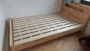 沃尔福 全实木床现代简约橡木双人床北欧卧室多功能储物箱体床单人床 实木床【带插座】 1350mm*2000mm  框架 实拍图