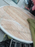 拜浦实木餐桌家用小户型农村吃饭圆桌子带转盘折叠10人15人简易大排档 【杉木】创意圆桌+转盘+桌腿 1.8米 【适用13-14人】送货上门 实拍图