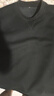 JEANSWEST LIFE真维斯加绒卫衣男秋冬季加厚保暖外套三角设计重磅灰色圆领上衣 实拍图