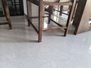 护家 桌椅脚套 静音加厚耐磨椅子脚套桌腿保护套防滑降噪家具凳子脚垫 方形透明-全包特厚-中号16只装 实拍图