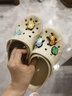 卡骆驰（CROCS）贝雅卡骆班儿童洞洞鞋沙滩鞋男女童包头拖鞋/207018/207019 冬日白-11S 33 (200mm) 实拍图