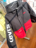 Levi's【小软壳加绒】李维斯儿童三防风衣男女童冬季童装防风保暖外套 黑美人 150 /72 【建议身高140-152cm】 实拍图